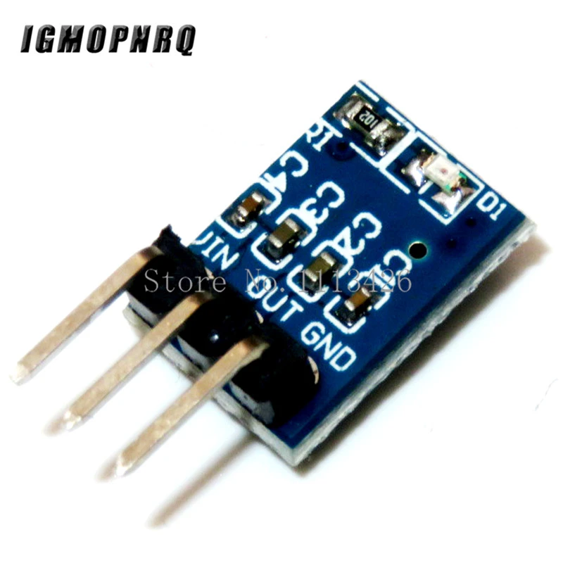 5PCS 5V to 3.3V For DC-DC Step-Down Power Supply Buck Module AMS1117 LDO 800MA