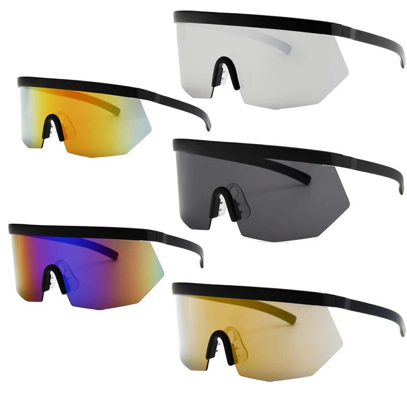 Windproof Sunshade Mirror Integrated Anti-ultraviolet Sunglasses Riding Outdoor Glasses Windproof Sunglasses Unisex Multicolor