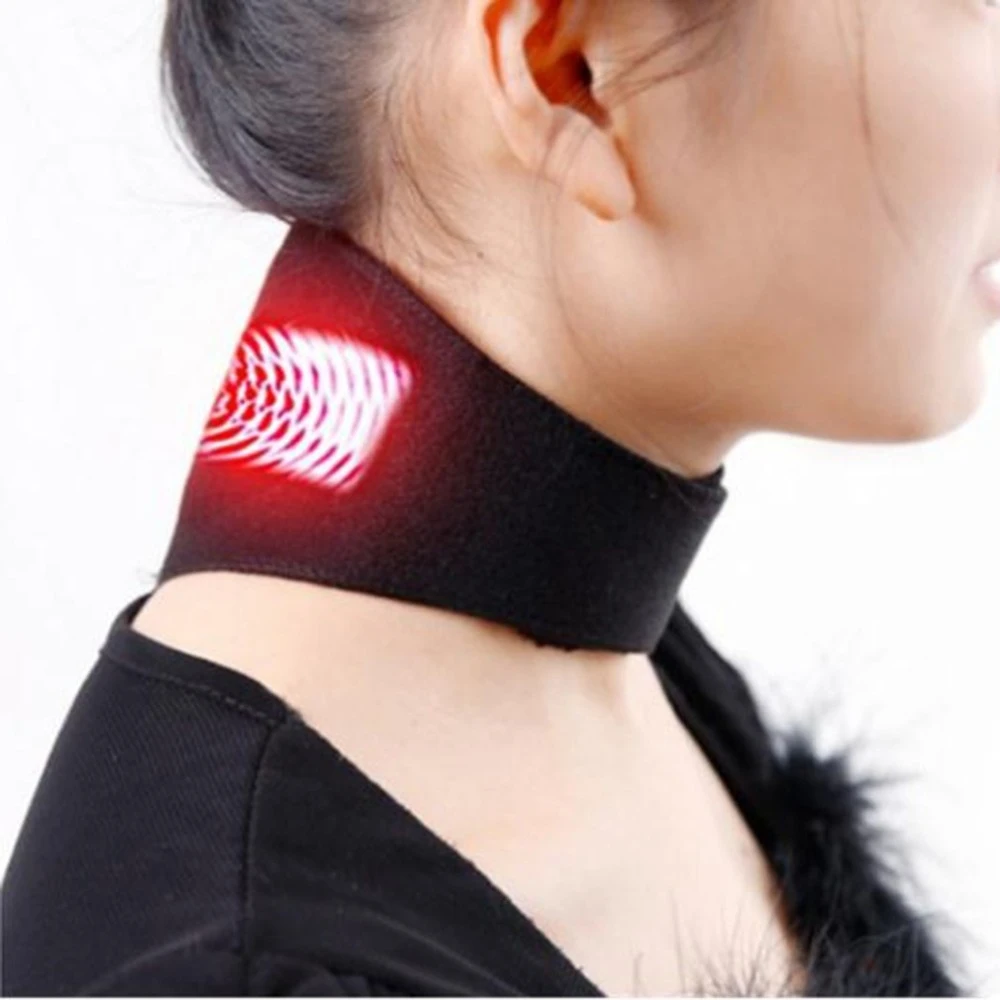 Neck Belt Tourmaline Self Heating Magnetic Therapy Neck Wrap Belt Brace Pain Relief Cervical Vertebra Protect Health Care