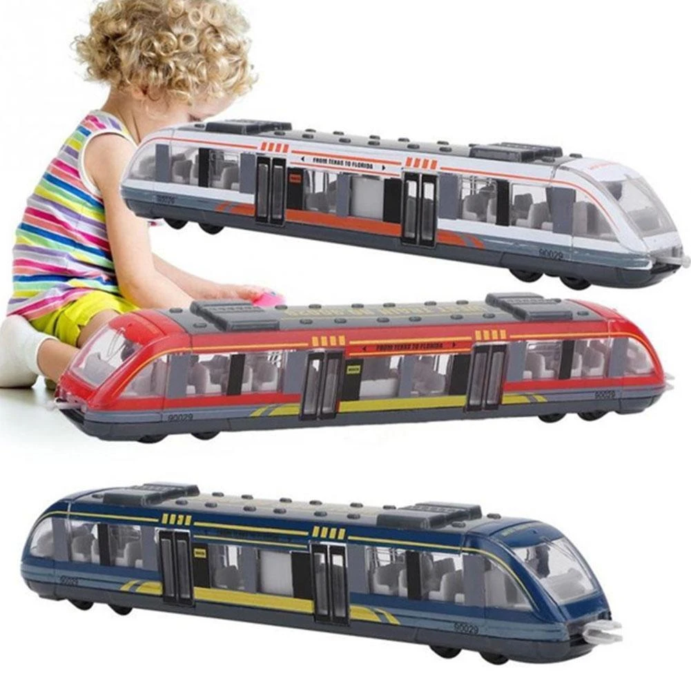 Simulation Alloy Metal High Speed Rail Diecast Train Toy Model Educational Toys Boys Children  Train Alloy Model Toys Gift