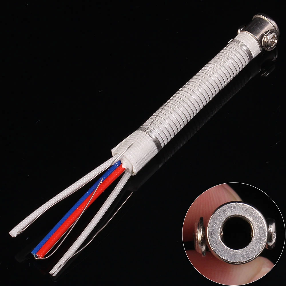 220V 40W/60W Soldering Iron Heating Element 905 Ceramic Heater Core Solder Iron Replacement Parts Temperature Adjustable