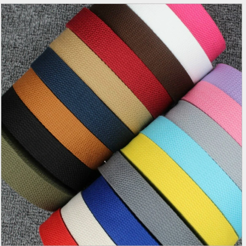 5 Meter 25mm 32mm 38mm   Black Red Yellow Gray Blue  Webbing Case Bag  DIY Shoulder Strap Accessories