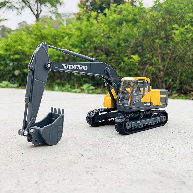 Bburago 1:50 Volvo excavator model high imitation  die casting metal children toy boyfriend gift simulation alloy car collection