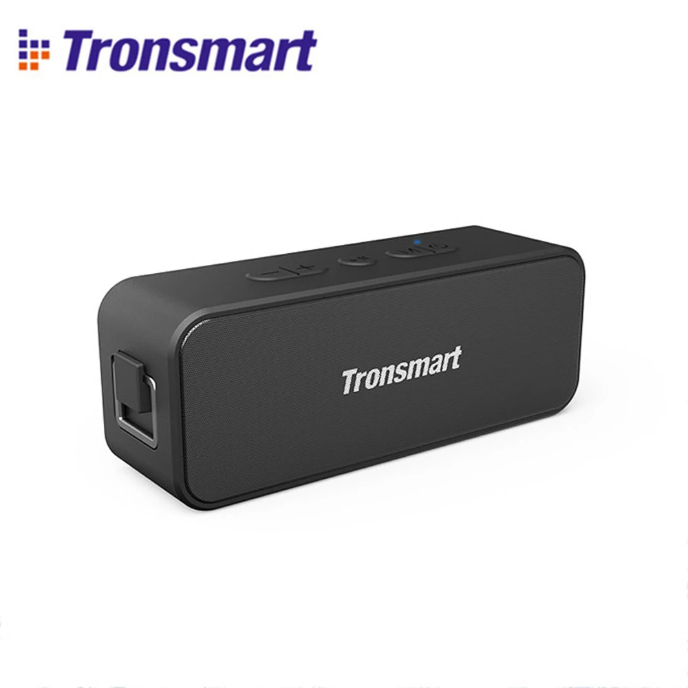 NFC Version Tronsmart T2 Plus Bluetooth 5.0 Speaker 20W Portable Speaker IPX7 Waterproof Column Soundbar with Micro SD 24-hour