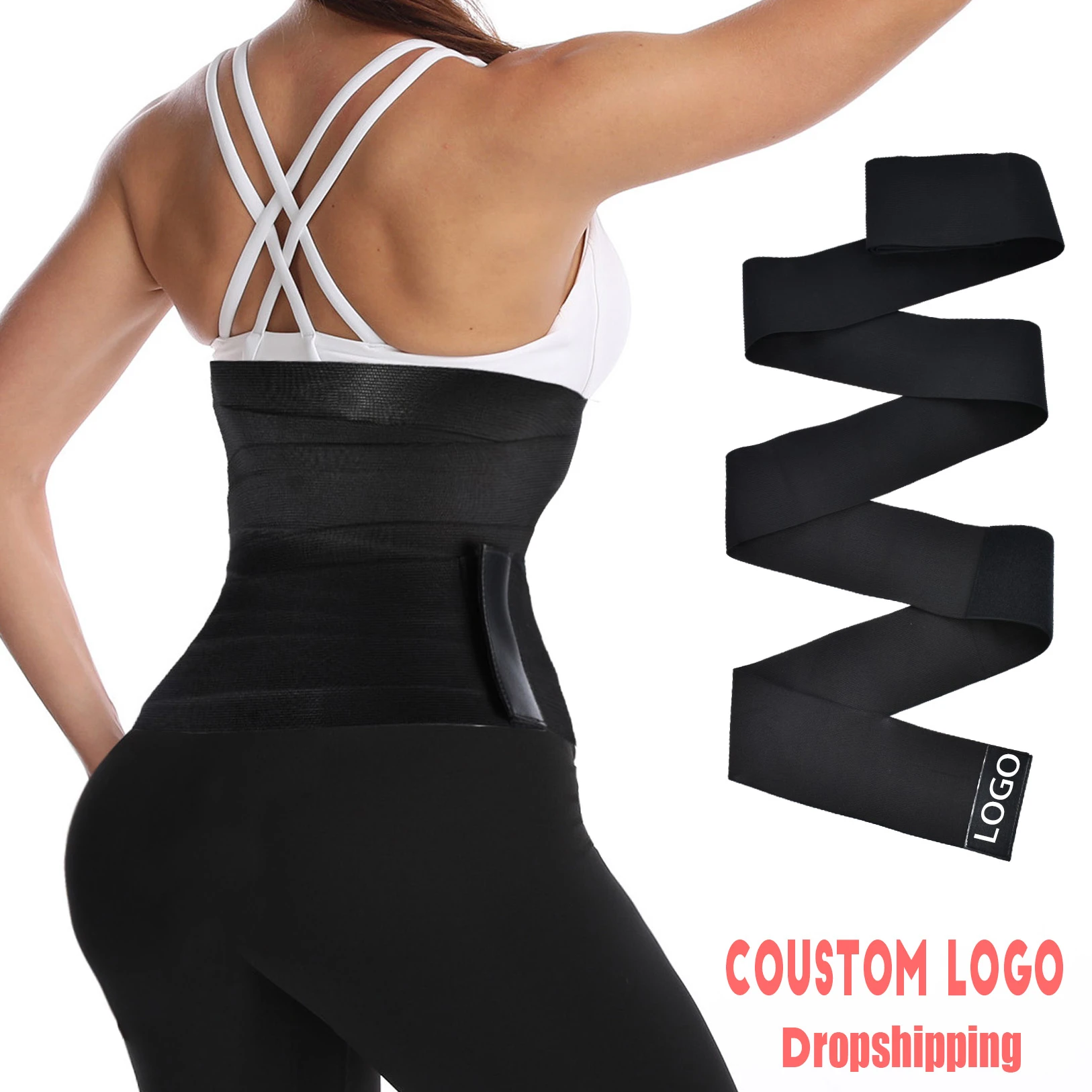 Aiconl Waist Trainer  Corset Belly Tummy Wrap Fajas Slim Belt Control Body Shaper Modeling Strap Waist Cincher