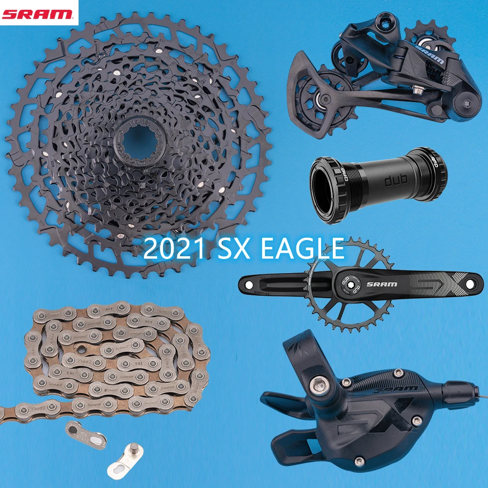 2021 SRAM SX EAGLE 1x12S 12 Speed 11-50T Groupset SX Kit Dub Trigger Shifter Derailleur Chain Crankset PG-1210 12v Cassette k7