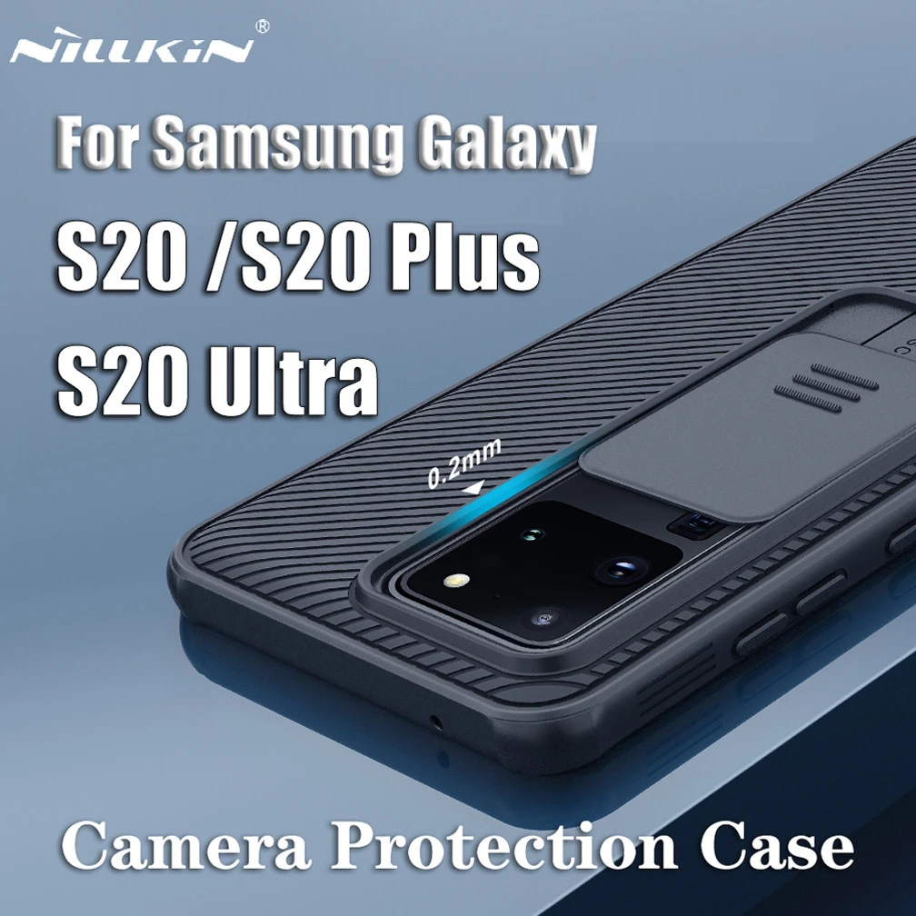 For Samsung Galaxy S20 Ultra 5G Nillkin CamShield Pro Slide Camera Cover For Samsung Galaxy S20 / S20 Plus Lens Protection Case