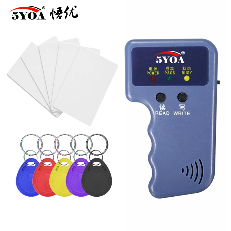 125KHz RFID Duplicator Copier Writer Programmer Reader Writer ID Card Cloner & key