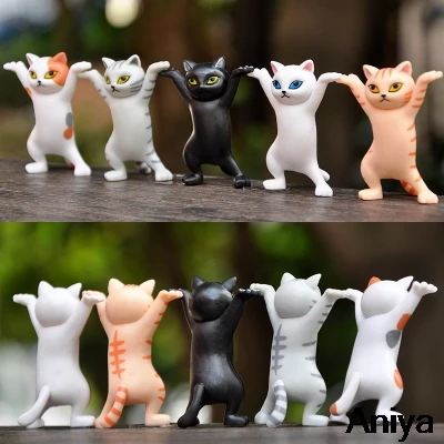 5PCS Hold Everything Cat Pen Holder Kitty Toy Bracket Cute Hand made Home Decore Easter Decoration sexy cat Brush Storage