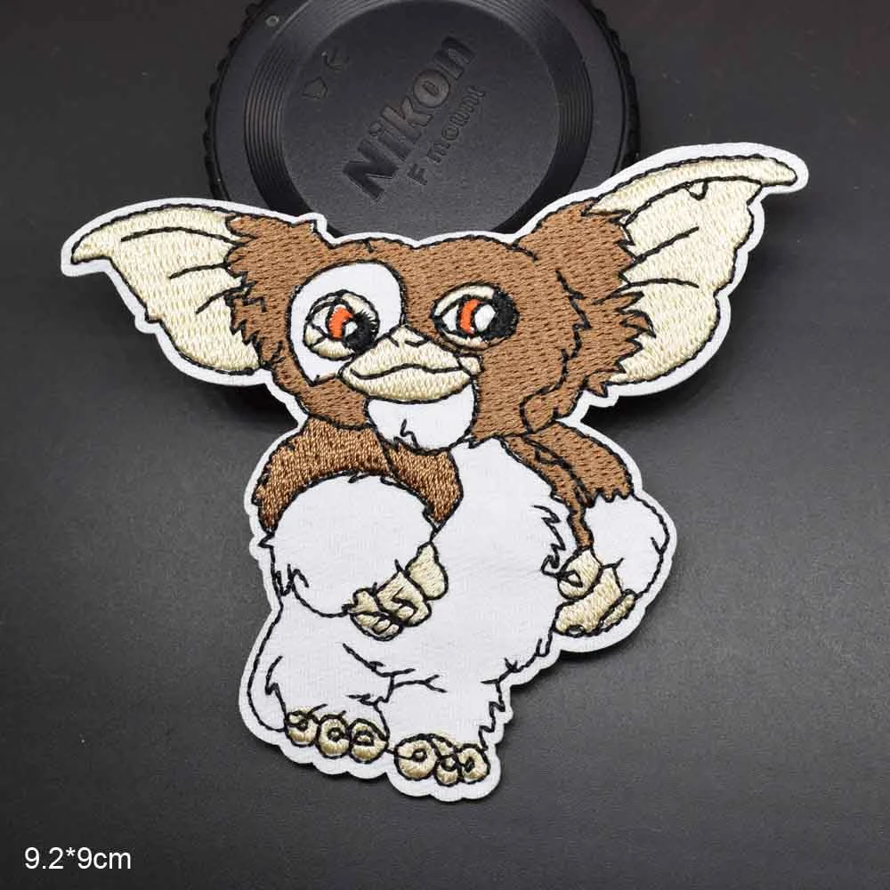 Big Ear Little Lovely Animal Evil Iron On Embroidered Clothes Patches For Gremlins Clothing Jean Backpacks Shoolbag Wholesale