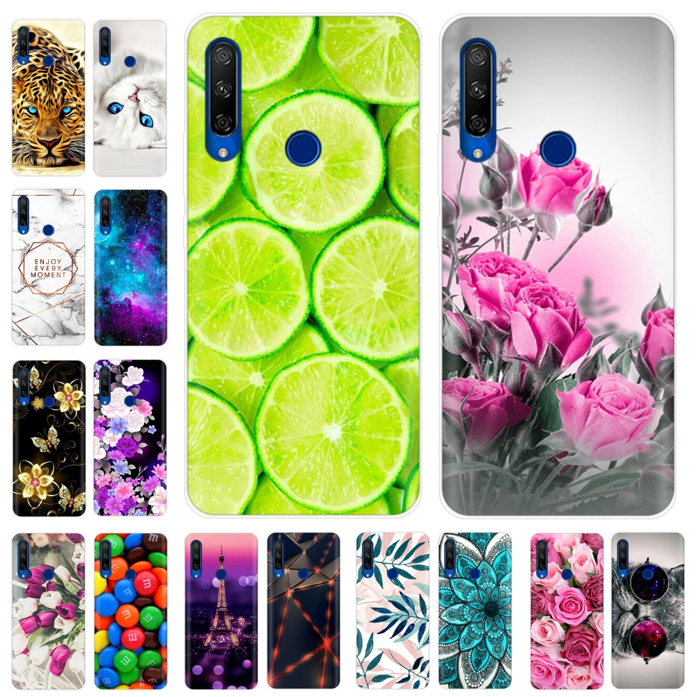 Painted Case For Alcatel 1S 2020 5028Y 5028D Case TPU Soft Silicone Cover Funda For Alcatel 1S 2020 Case Cover Etui Bumper Coque