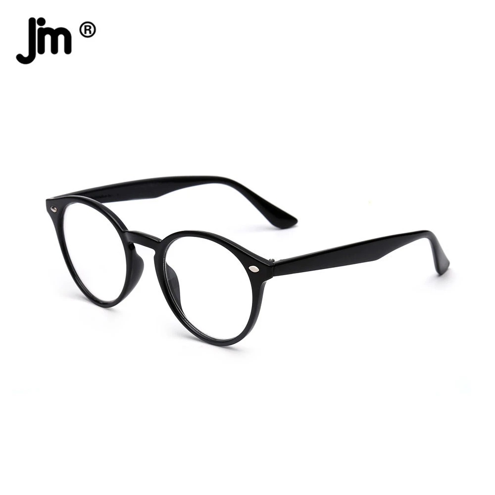 JM Vintage Round Reading Glasses Women Men Magnifier Presbyopic Diopter
