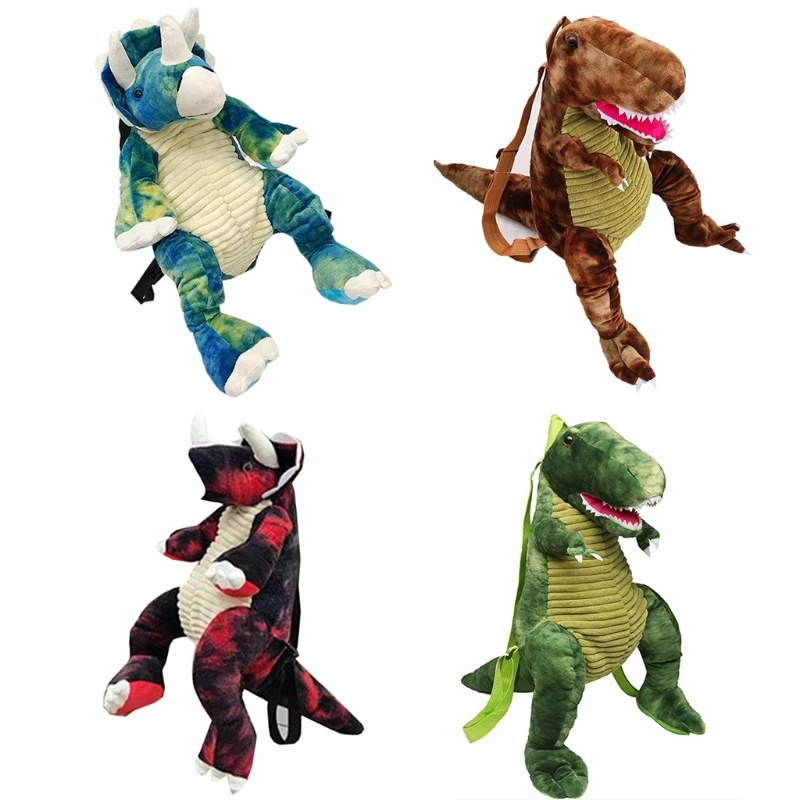 Creative 3D Dinosaur Children Backpacks Animal Cartoon Kids Travel School Bag