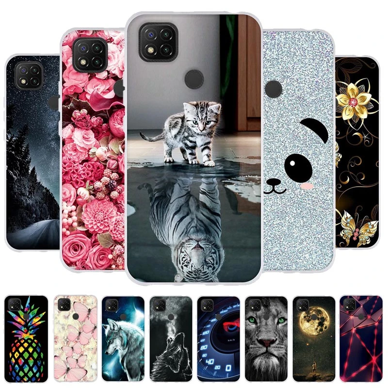 For Redmi 9C NFC Case Soft Silicone Back Cover Case on For Xiaomi Redmi 9C 9 C NFC Phone Back Cover Redmi 9C NFC 2020