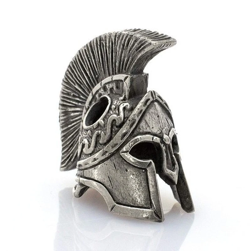 New Arrival Vintage Spartan Helmet Warriors Charms for Bracelet Necklace Keychain DIY Jewelry Making Accessories