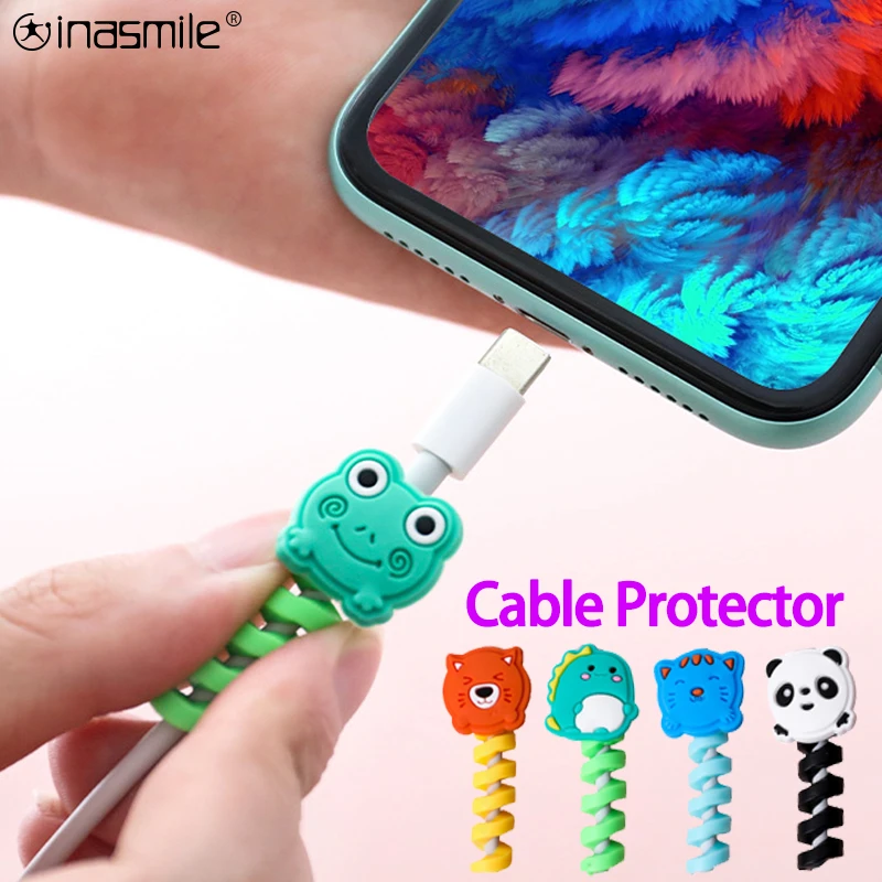 Charging Cable Protector For Phones Cable holder Ties cable winder Clip For Mouse USB Charger Cord management cable organizer