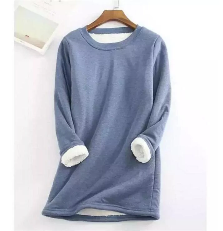 Autumn Winter Knitted Sweater Women Pullover O Neck Long Sleeve Femmle Loose Plus Size Warm Sweater Female Long  Add Plush Tops