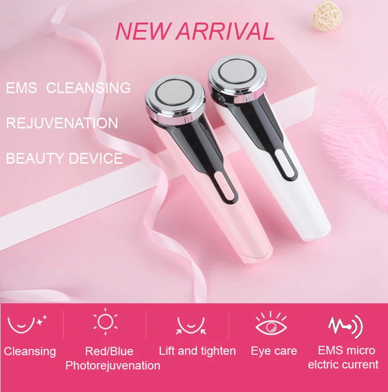 5-in-1 Face Skin EMS RF EMS Beauty instrument Facial Mesotherapy Electroporation Rejuvenation Women face care tool Eye care tool