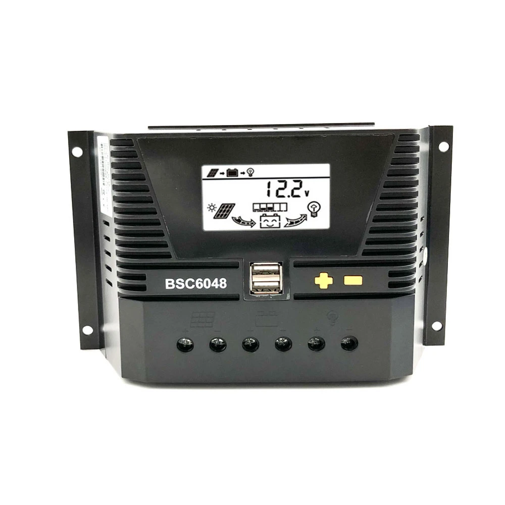 80A/60A/50A/40A/30A/20A/10A 12/24/36/48V Solar Charge controller 12V 24V 36V 48V Auto Backlight LiFePO4 lithium Battery 3.2V 3.7