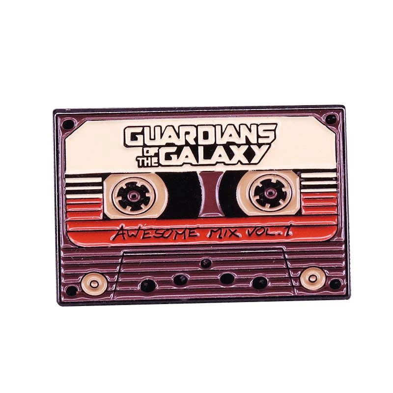 Guardians of The Galaxy Tape Enamel Pin and Brooch Fashion Science Fiction Film Lapel Pin