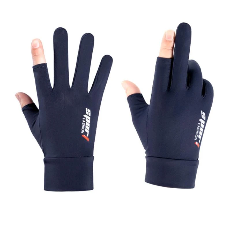 Fishing Catching Gloves Protect Hand Professional Release Anti-slip Fish Gloves Ice Silk Anti-Slip Anti-Sweat Fishing Gloves