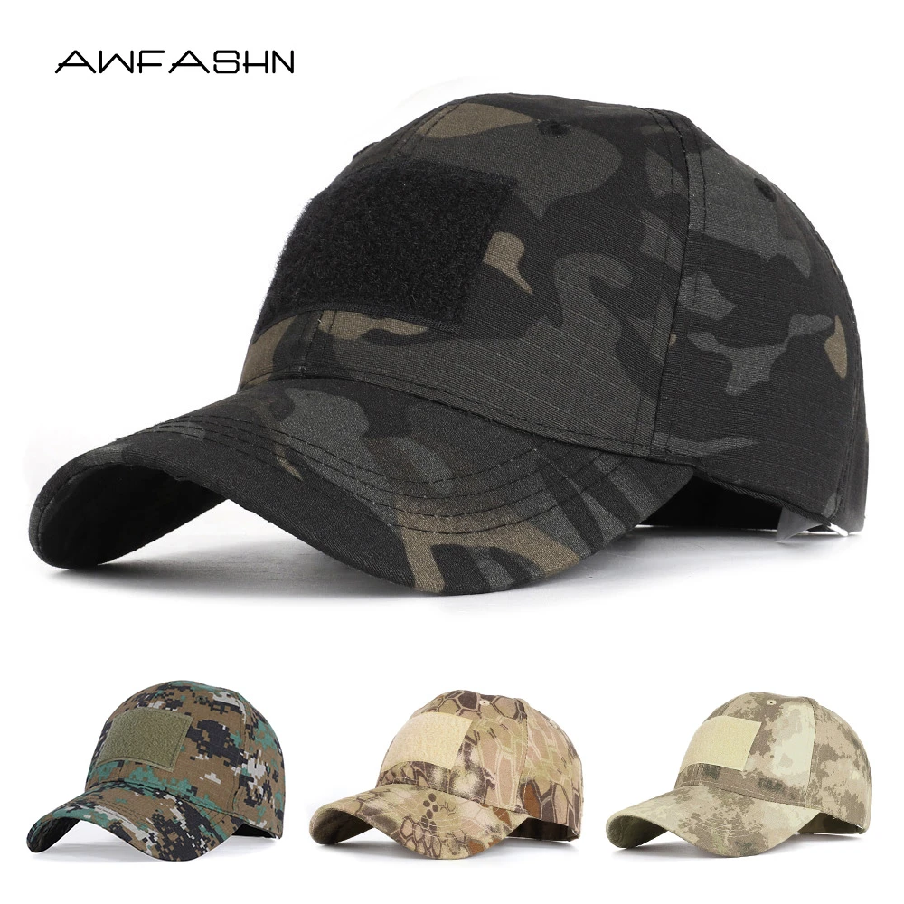 Camouflage Tactical Baseball Cap Men's Cap Women's Cap Desert Camo Hats Outdoor Snapback Caps For Men Gorras Tactical Cap Bone