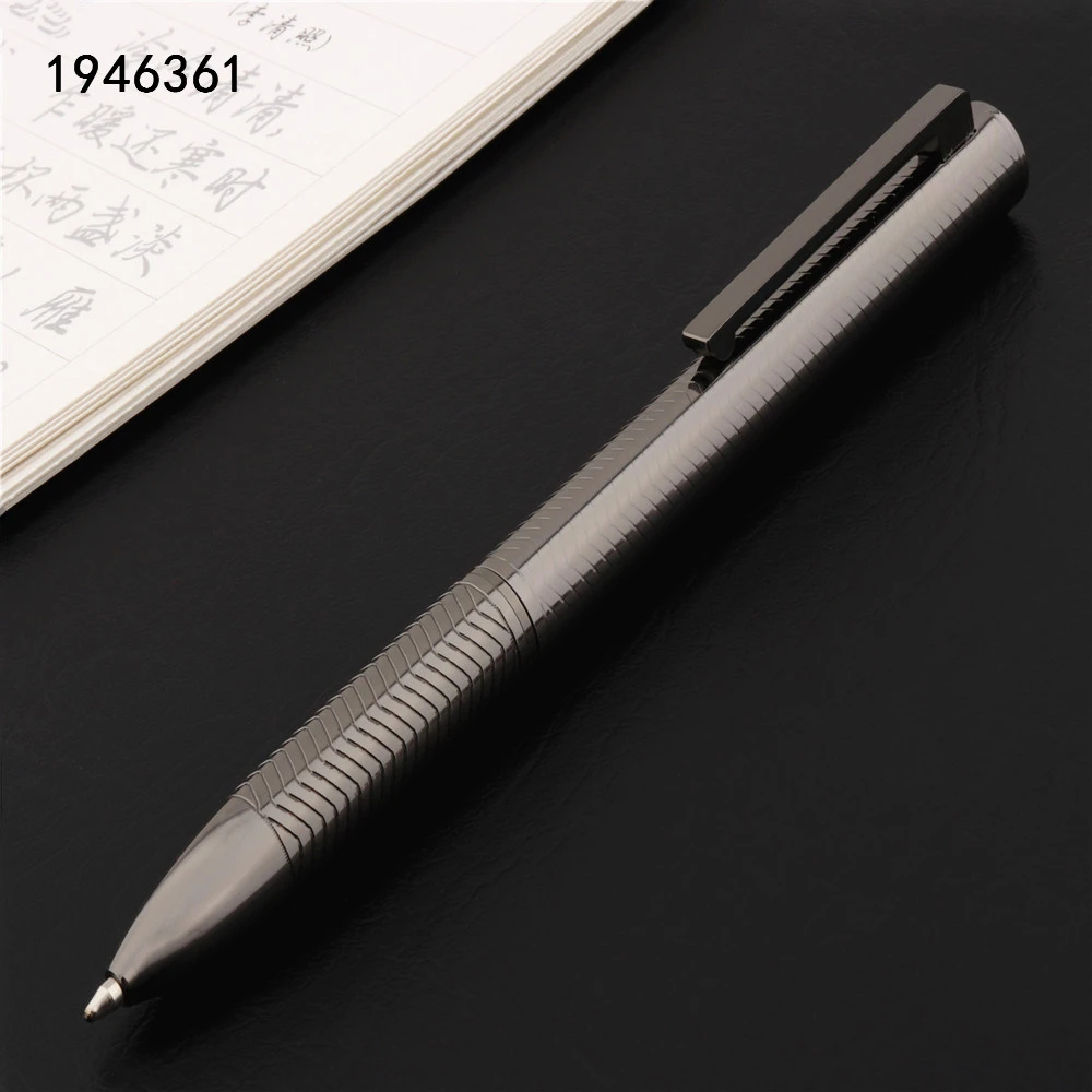Luxury quality 718 Gray fish scale Colour Business office Ballpoint Pen New student School Stationery Supplies pens for writing