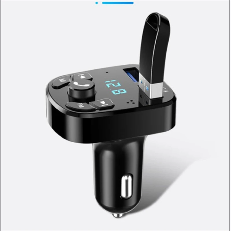 Multi-function car MP3 player FM Bluetooth receiver car music U disk supplies double USB car fast charge