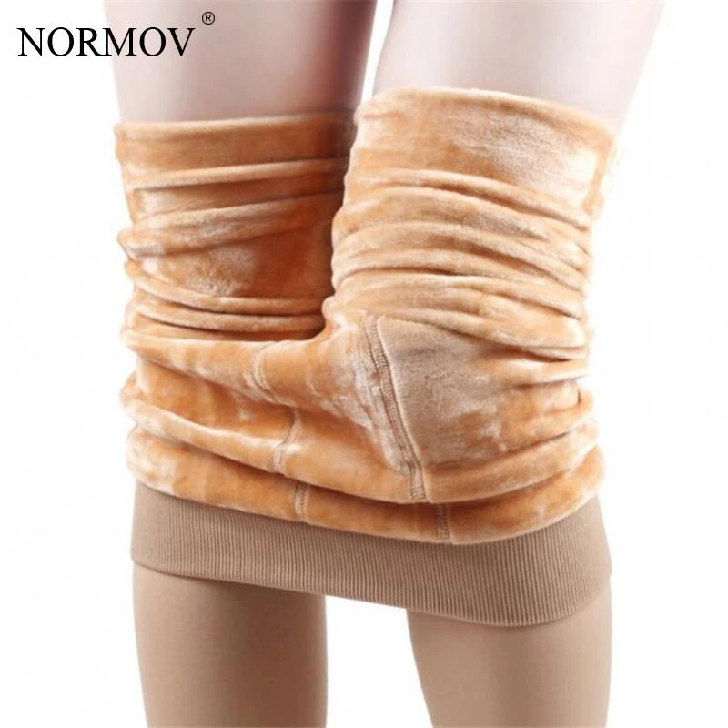 NORMOV Women's Warm Leggings Winter High Elastic Thicken Women Leggings 2020 Casual Skinny Pants For Women