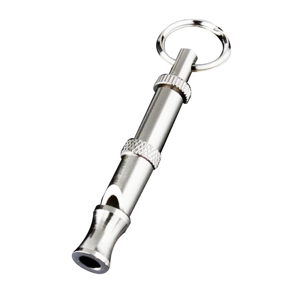 1Pc Hot Pet Dog Training Adjustable Whistle Sound Pet Products For Dog Puppy Dog Whistle Stainless Steel Whistle Key Chain