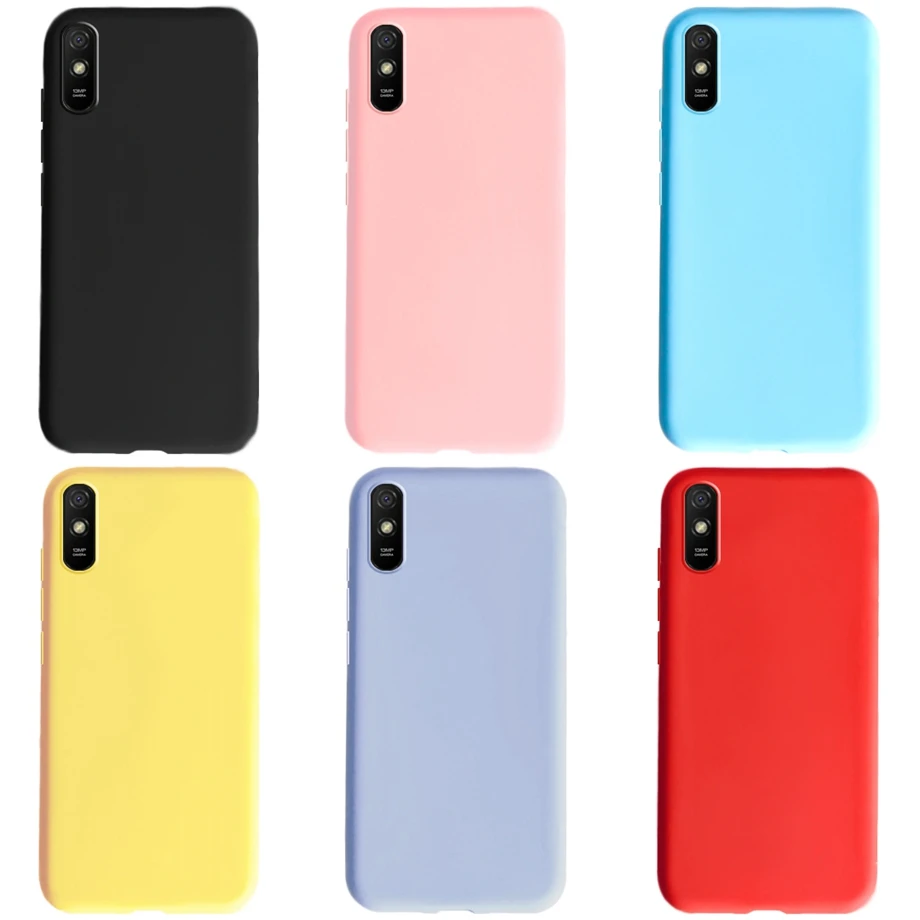 For Xiaomi Redmi 9A Case Soft Silicone Back Cover For Xiaomi Redmi 9A Phone Case on For Xiomi Redmi 9A 9 A Redmi9A Cases Bumper