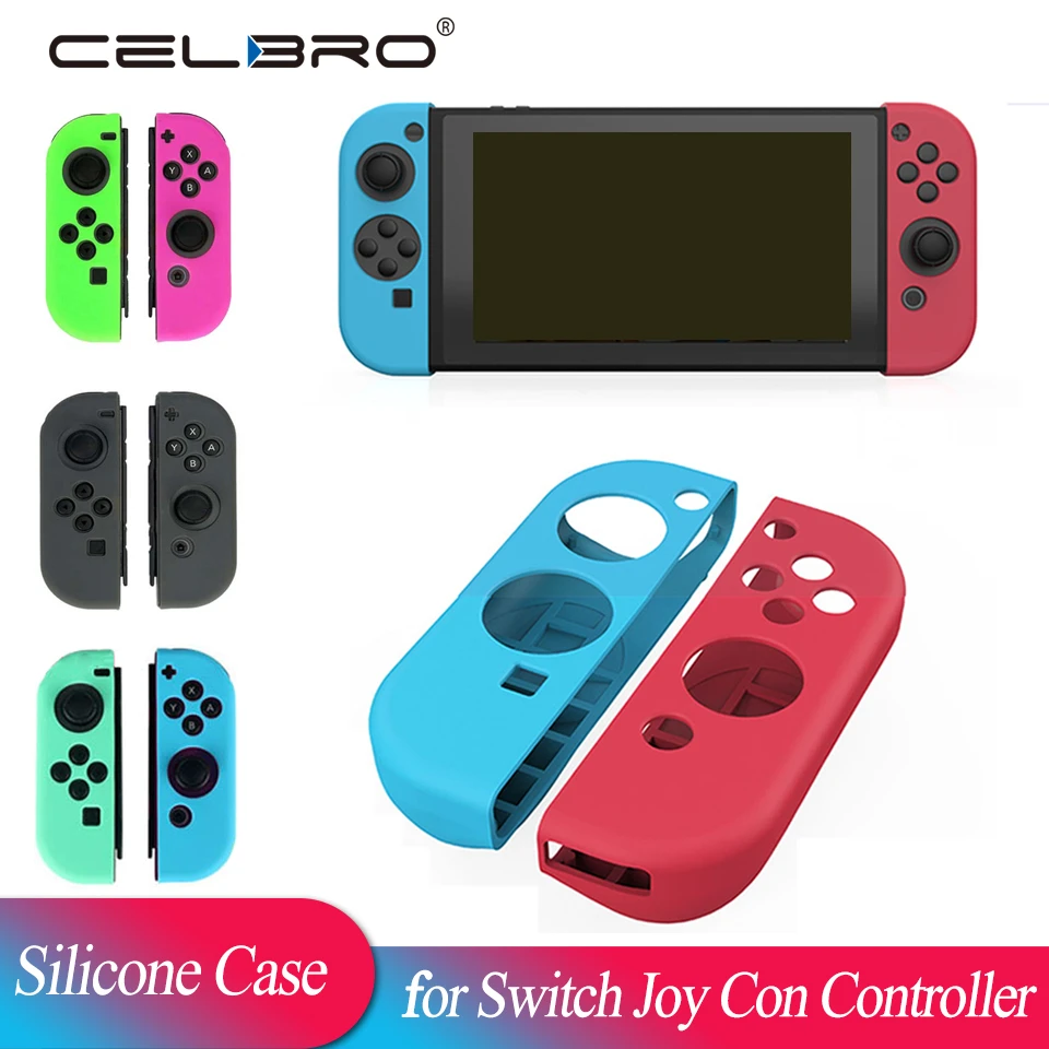 For Nintendo Switch Controller Gamepad Joystick Silicone Case for Nintend Switch NS NX Joy Con Button Cap Thumb Stick Protector