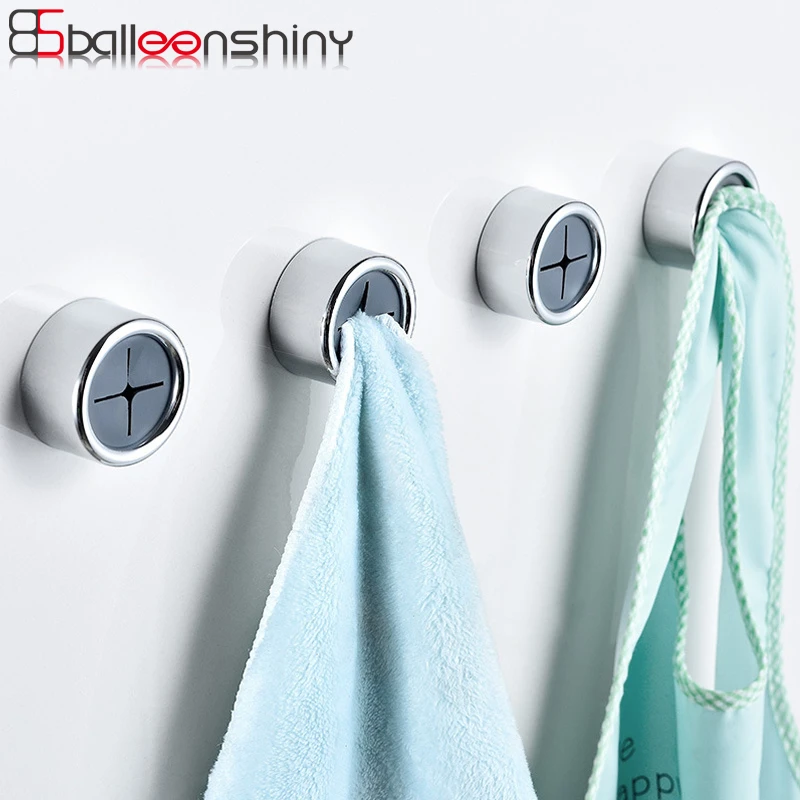 BalleenShiny 2pcs/set Creative Towel Storage Racks Hanger Adhesive Rag Dishcloth Holder Kitchen Rag Cleaning Tools Neaten Hook