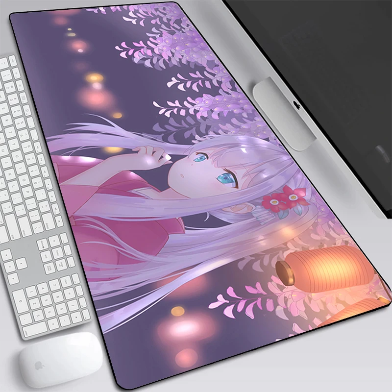 ANIME Izumi Sagiri Figure Mouse Pad Gamers Cute Sexy Girl PadMouse 90x40cm Rubber Mouse Pad Keyboard Computer Mat for Girl Boys