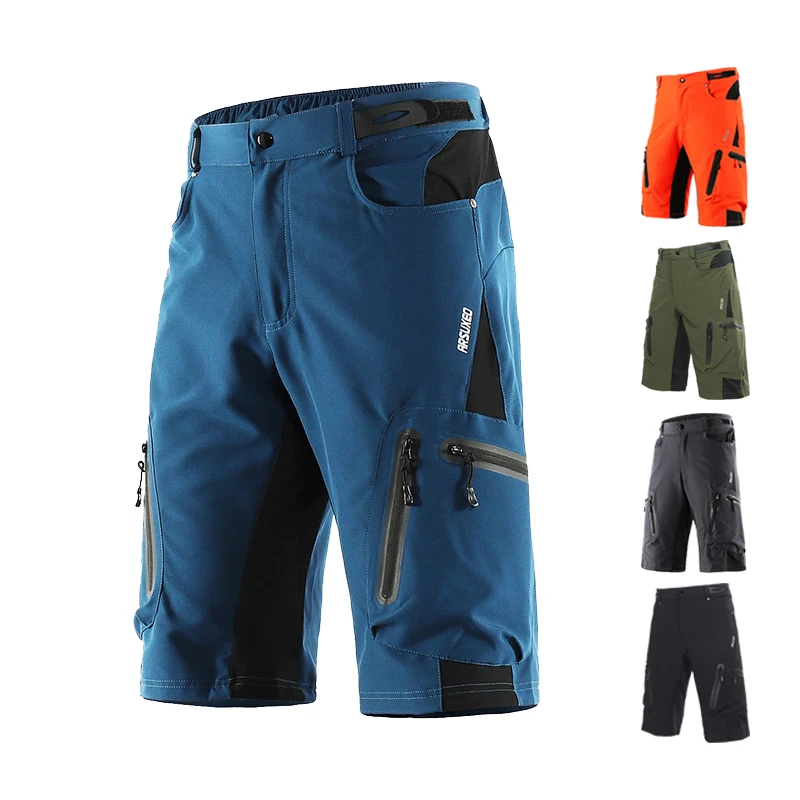 Men's Outdoor Mountain Bike Short MTB Downhill Trousers Cycling Shorts Sports Bicycle Shorts Water Resistant Loose Fit