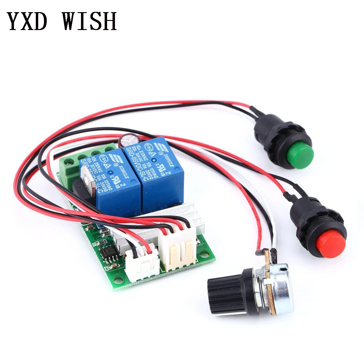 PWM DC Motor Speed Regulator Controller Board Adjustable Speed Control Reversible PWM Relay Module DC 6V-28V 12V 24V 3A 21kHz