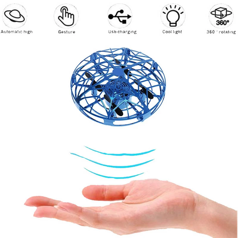 Mini Helicopter RC UFO Flying toys Aircraft Hand Sensing Infrared RC Quadcopter Electric Induction Toys for Children Mini Drone