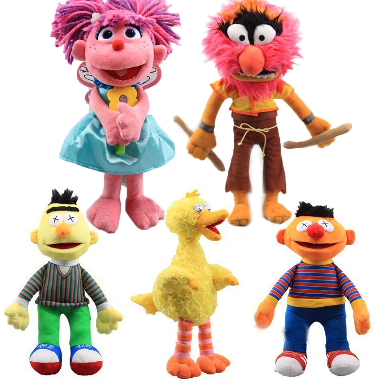 22 Styles Sesame Street Plush Elmo Abby Cadabby Bert Monsters Ernie Plush Doll Toys Big Size Toy Children Baby Girl Gift