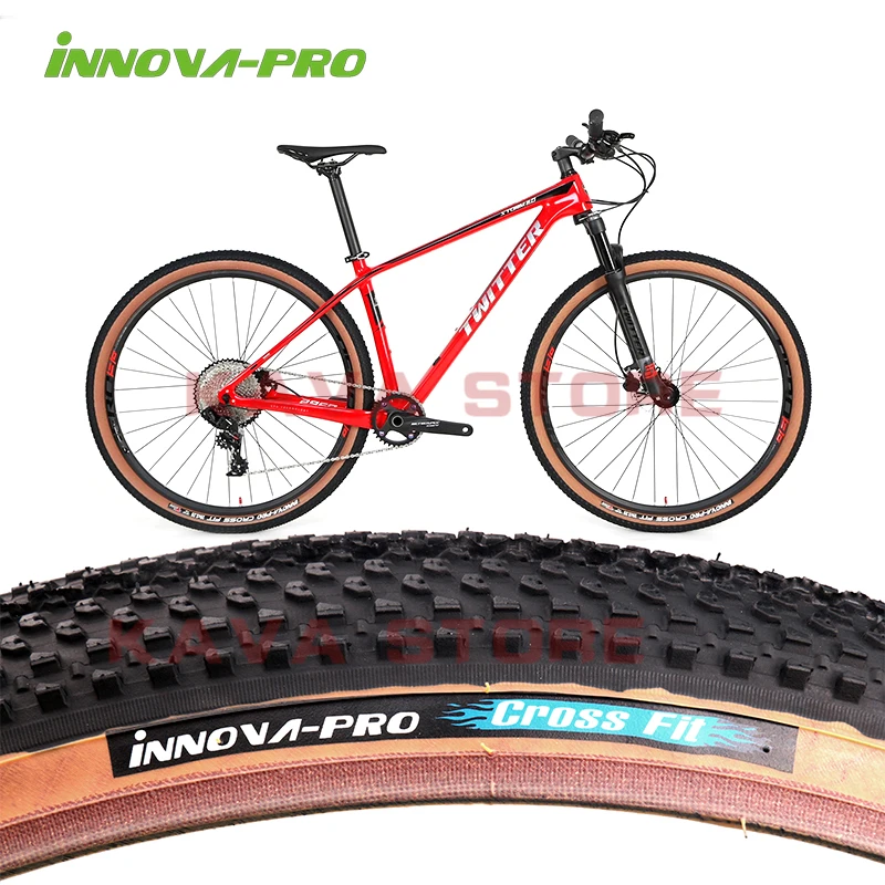 1 Pair INNOVA Pro MTB Road Bike Tire 700x25c 26x2.0 29x2.1 27.5x2.25 Anti Puncture Mountain Bicycle Tyre Cycling Part Ultralight