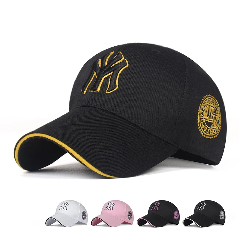 high quality MY Three-dimensional Embroidery Dad Hat Men Women Summer Baseball Cap Visor Caps Adjustable Bone Hats Gorras