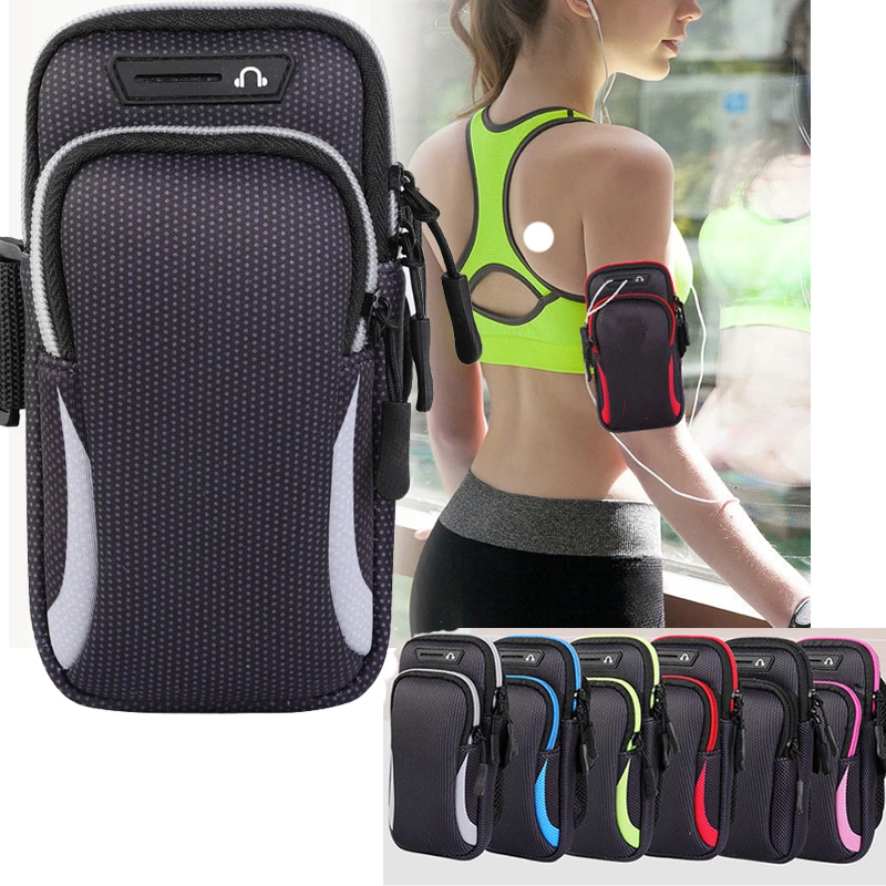 Universal Armband Sport Phone Case For Running Arm Phone Holder Sports Mobile Bag Hand for iPhone 11 Smartphones Under 6.5