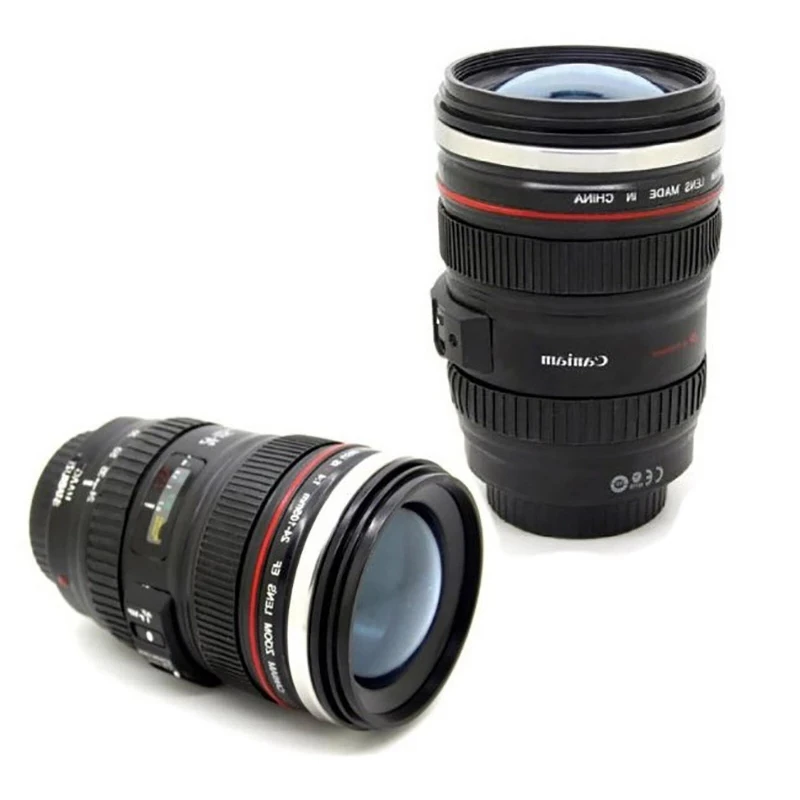 Free shipping coffee mug 24-105mm 1:1 camera lens SIX generation of creative emulation mug (with lid)