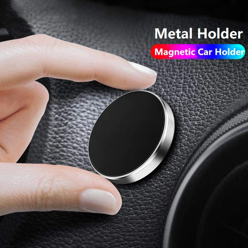 Universal Magnetic Car Phone Holder for iPhone 7 6s 5s 8 Xiaomi Huawei Phone Holder Dashboard Wall Stand Magnet Sticker in Car