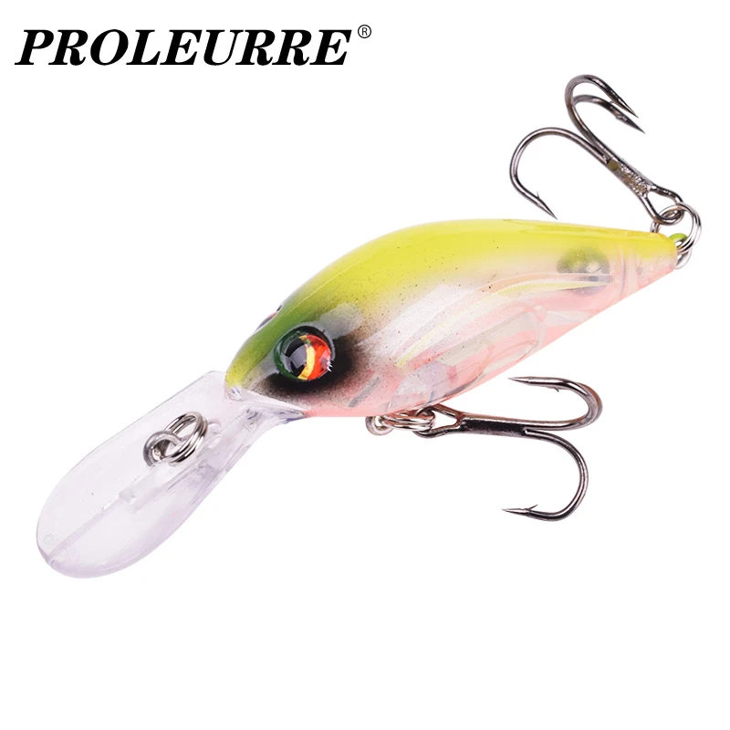 1Pcs Crank Trolling Wobbler Fishing Lure 85mm 8.5g Deep Diving Minnow Artificial Hard Bait Bass Pike Crankbait Pesca Tackle