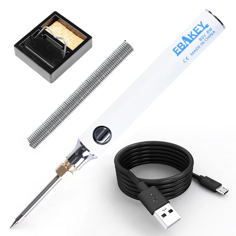 Three-speed adjustable temperature USB soldering iron 5V 8W portable lead-free BAG soldering rework tool
