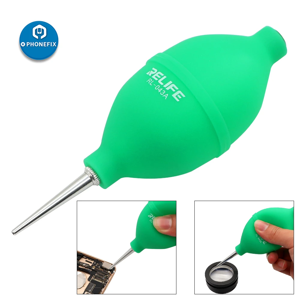 2 In 1 Phone Repair Dust Cleaner Air Blower Ball Cleaning Pen Dust Removing for Mobile Device PCB Board PC Keyboard Camera Lens