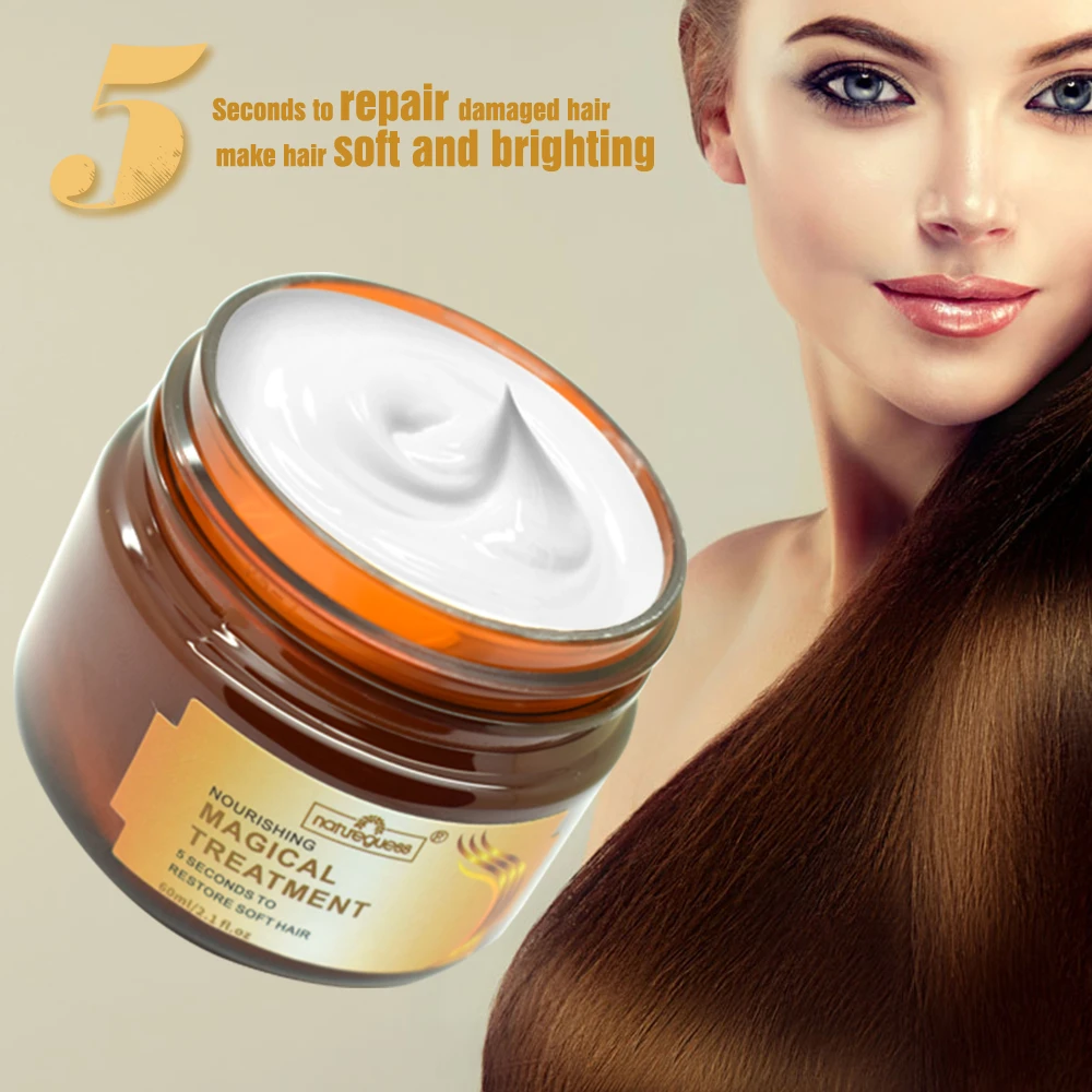 Magical Nourishing Hair Mask 5 seconds Repair damage restore soft hair 60ml Deep Repair Keratin & Scalp Treatment Hair Condition