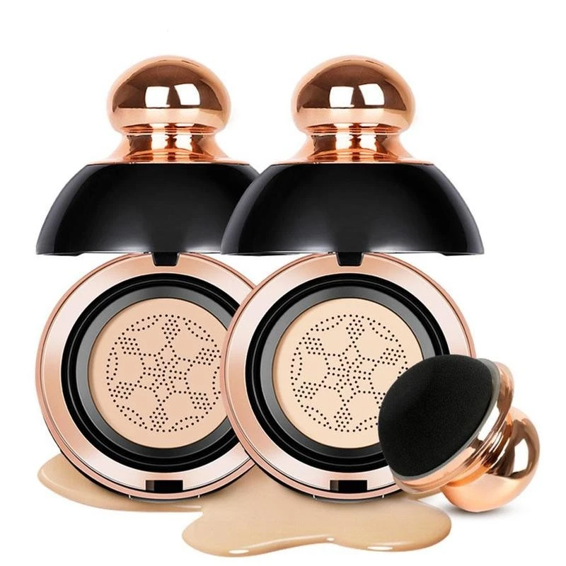 Mushroom Head Air Cushion BB Korean Women Moisturizing No Blooming Long Lasting Waterproof And Sweatproof Foundation Concealer