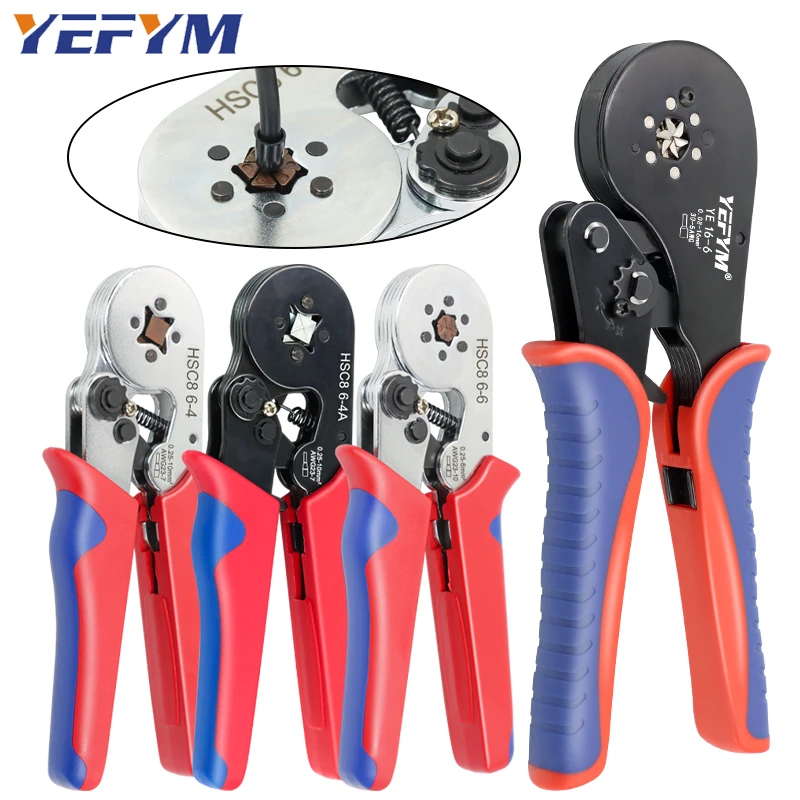 Ferrule Crimping Tool Kit - Sopoby Ferrule Crimper Plier 0.08-16mm2 /1200pcs Wire Ferrules Crimp Wire Ends Terminal