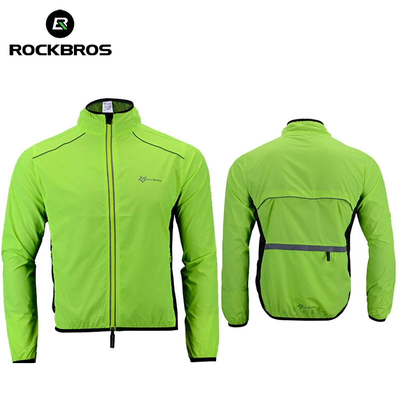 ROCKBROS Cycling  Jacket Bicycle Men Jersey Breathable Clothing MTB Women Windproof Reflective Quick Dry Coat Sports Equipment